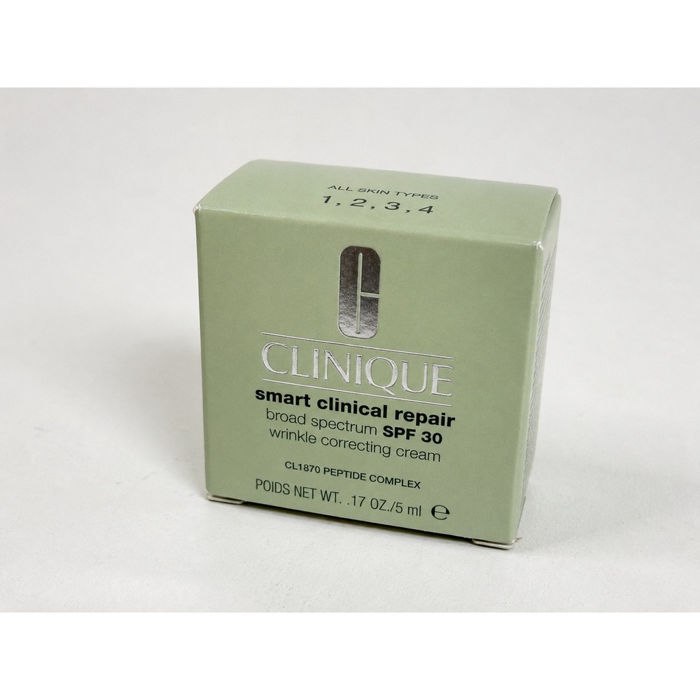 Clinique Smart Clinical Repair Wrinkle Correcting Cream SPF 30 0.17oz Mini New